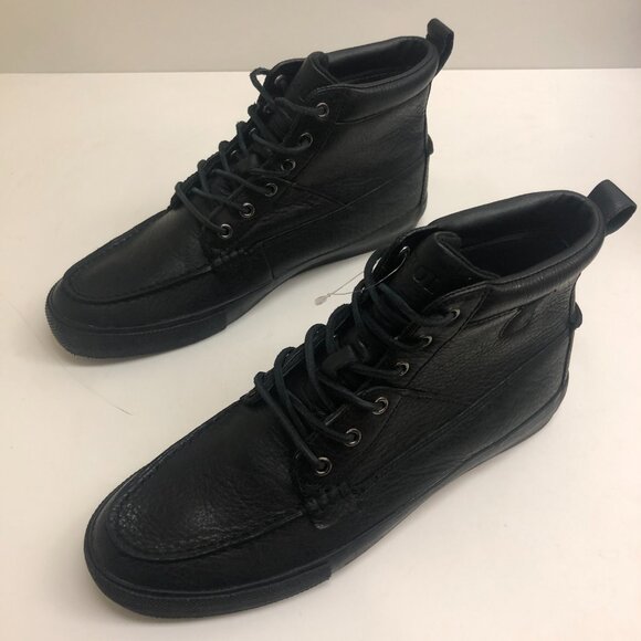 Polo by Ralph Lauren Black Chukka Boots with Textured Leather - Picture 5 of 12